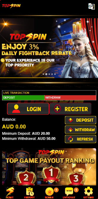 Bet Casino Topspin Login — Topspin Casino Review for Australian Players